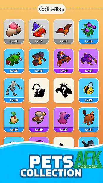 Chinh phục các ngục tối được thiết kế như các mảnh lục địa trong Idle Dungeon EZ RPG 3