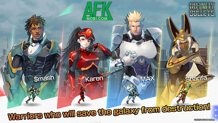 Bảo vệ Trái Đất trước thế lực xâm lược ngoài không gian tại game INFINITY BULLETS 0