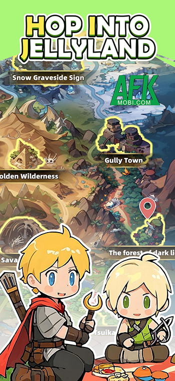 Jelly Journey: RPG Evolution cho bạn khởi đầu cuộc hành trình trong vai một khối thạch 1