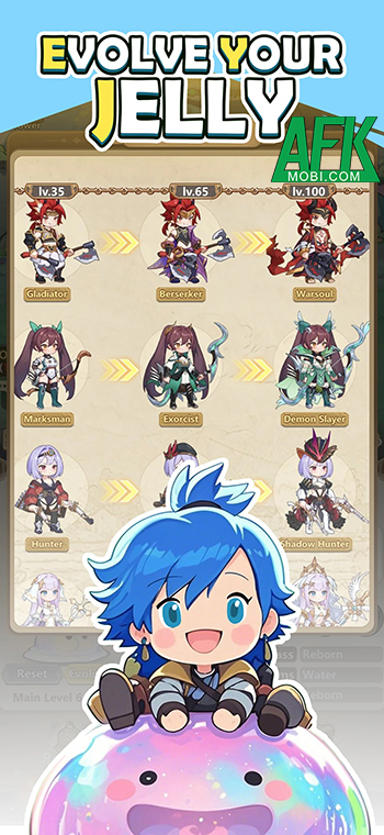 Jelly Journey: RPG Evolution cho bạn khởi đầu cuộc hành trình trong vai một khối thạch 3