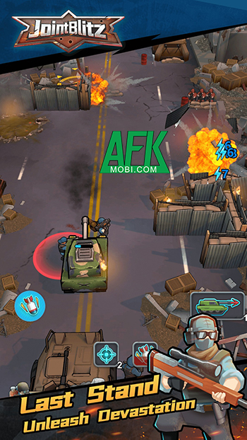 Trực tiếp điều động lực lượng quân đội của mình trong game chiến thuật Joint Blitz 2