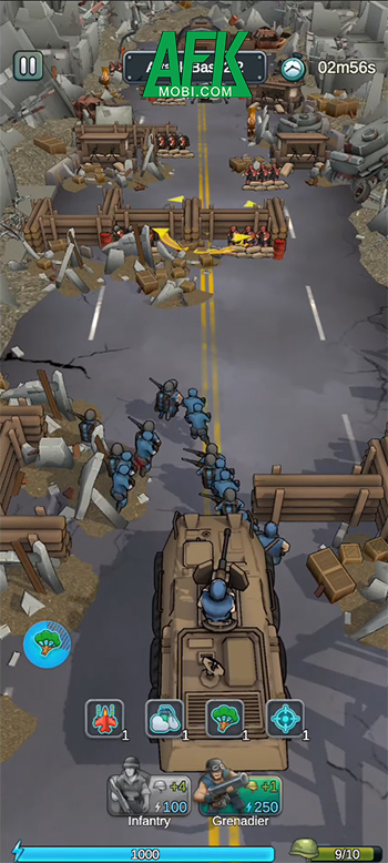 Trực tiếp điều động lực lượng quân đội của mình trong game chiến thuật Joint Blitz 3