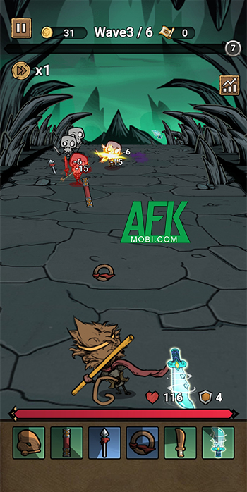 Cùng Tôn Ngộ Không phòng thủ trước những đợt yêu quái trong Journey West Guard 4 Cùng Tôn Ngộ Không phòng thủ trước những đợt yêu quái trong Journey West Guard 4