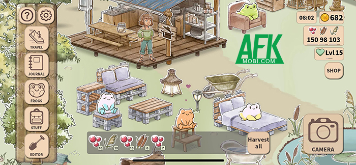 Hồi sinh vùng đất ngập nước cho những chú ếch trong game Kamaeru: A Frog Refuge Mobile 2