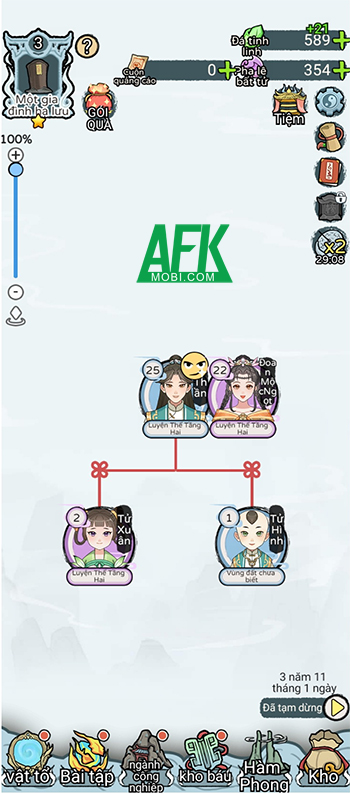 Khai Tông Lập Phái mời người chơi gầy dựng một gia tộc của riêng mình 2