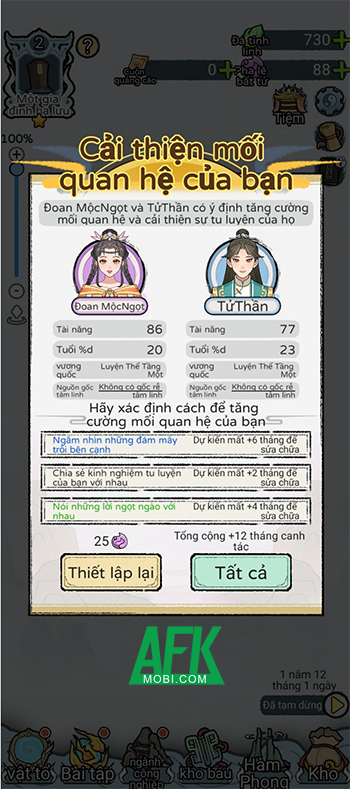 Khai Tông Lập Phái mời người chơi gầy dựng một gia tộc của riêng mình 4