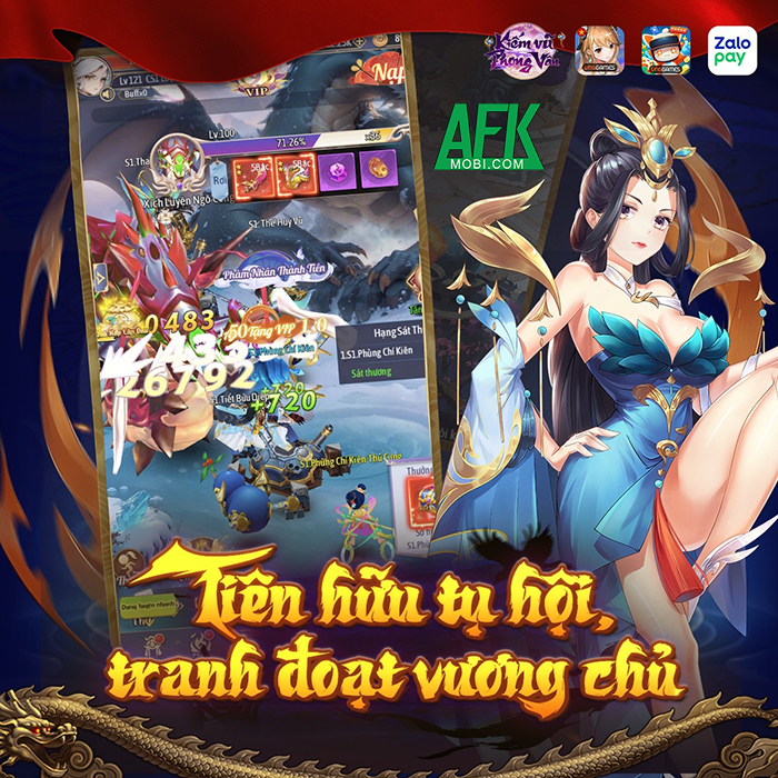 Game mới Kiếm Vũ Phong Vân ra mắt trên cổng Chơi Ngay VNG 1