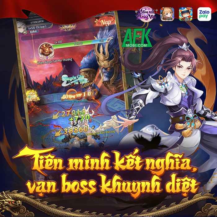 Game mới Kiếm Vũ Phong Vân ra mắt trên cổng Chơi Ngay VNG 3