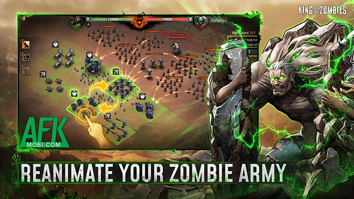 Lãnh đạo đội quân xác sống đột biến trong game chiến thuật King of the Zombies 2 Lãnh đạo đội quân xác sống đột biến trong game chiến thuật King of the Zombies 2