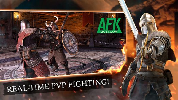 So tài trong những trận chiến đối kháng thời Trung Cổ tại Knight Arena: Sword Fight Game afkmobi knightarena 1jpg