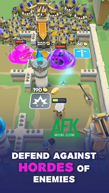Xây dựng tuyến phòng thủ chống lại các đợt quái vật trong game Knightcraft 1 Xây dựng tuyến phòng thủ chống lại các đợt quái vật trong game Knightcraft 1
