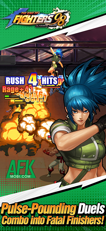 KOF98 Infinite Fighting game đấu tướng rảnh tay màn hình dọc lấy chủ đề từ Quyền Vương 2