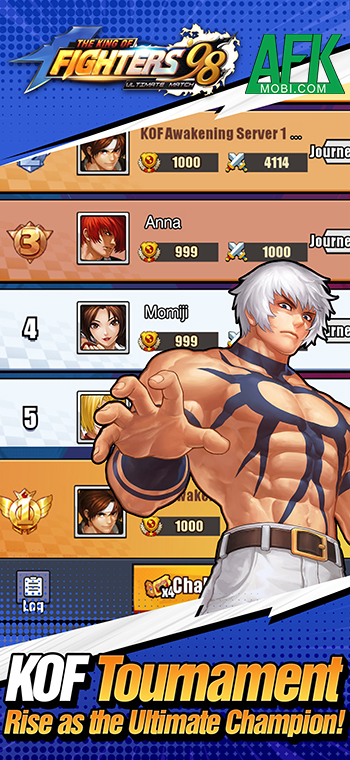 KOF98 Infinite Fighting game đấu tướng rảnh tay màn hình dọc lấy chủ đề từ Quyền Vương 3