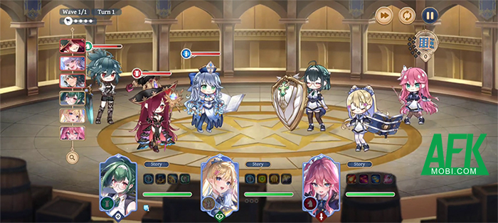 Cùng các nữ nhân vật chibi cứu lấy thế giới trong game chiến thuật Kyrie & Terra: Eternal 4