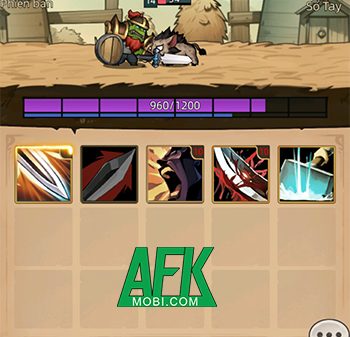 Legend Clash: Dungeon Warriors cho game thủ phát triển chiến binh tộc Orc của mình afkmobi legendclashdungeonwarrior 1jpg