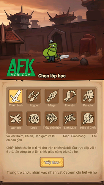 Legend Clash: Dungeon Warriors cho game thủ phát triển chiến binh tộc Orc của mình 5