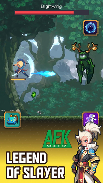 Phát triển nhân vật của bạn trở thành chiến binh tối thượng tại Legend of Slayer: Pixel RPG 0