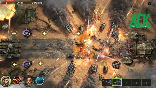 Phòng thủ trước các đợt sinh vật ngoài hành tinh tại game Legend TD: Epic Tower Defense afkmobi legendtd 1jpg