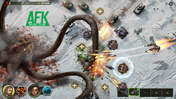 Phòng thủ trước các đợt sinh vật ngoài hành tinh tại game Legend TD: Epic Tower Defense 1