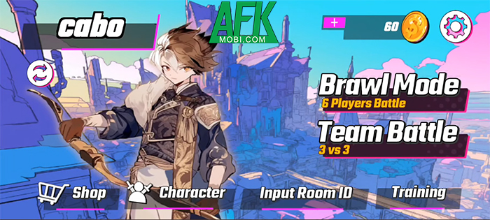 Điều khiển nhân vật anime tham gia vào những trận loạn chiến trong game Let's Brawl 0