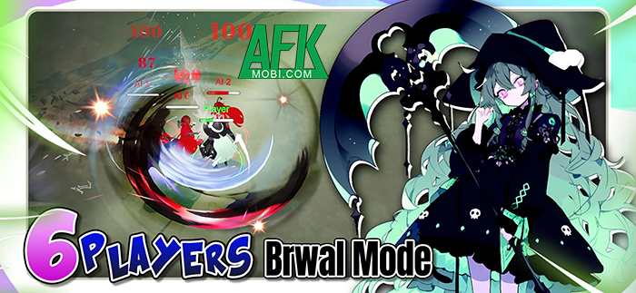 Điều khiển nhân vật anime tham gia vào những trận loạn chiến trong game Let's Brawl 2