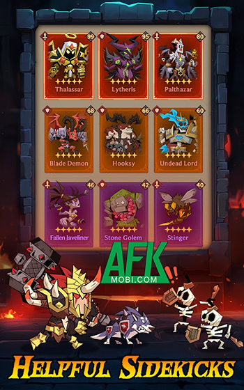 Kiếm về các món trang bị từ việc tiêu diệt bọn quái vật trong game Lootborn Warriors 4