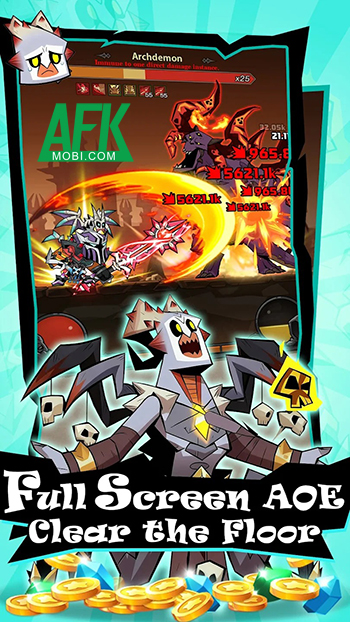 Bắt đầu cuộc hành trình cày cuốc vô tận trong game Lootfiend: Idle Dungeons 2