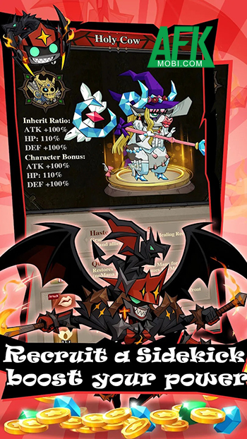 Bắt đầu cuộc hành trình cày cuốc vô tận trong game Lootfiend: Idle Dungeons 4