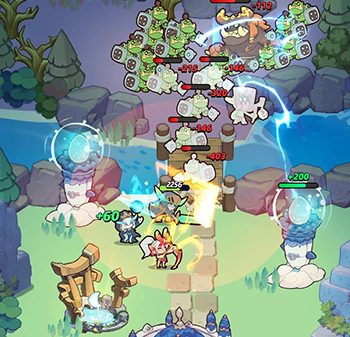 Dẫn dắt các tiên linh phòng thủ trước làn sóng kẻ thù khi về đêm trong game Lord Guard afkmobi lordguard 1jpg