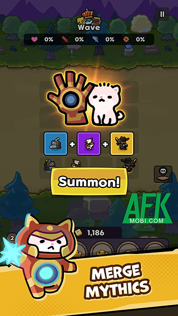 Lucky Offense cho game thủ dùng sự may mắn để gầy dựng đội hình chống lại các đợt quái vật 2