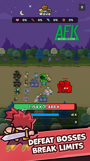 Lucky Offense cho game thủ dùng sự may mắn để gầy dựng đội hình chống lại các đợt quái vật 3