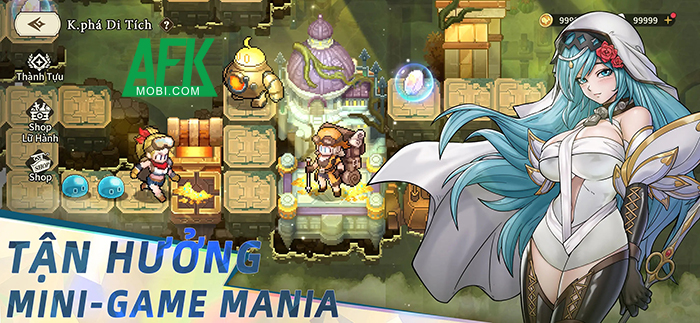 Realms of Pixel cập bến thị trường Việt Nam với tên mới Lữ Khách Đại Lục: Idle RPG 1