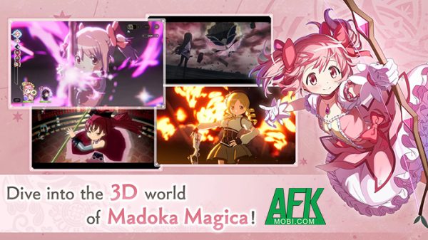 Madoka Magica Magia Exedra game nhập vai lấy chủ đề từ anime Puella Magi Madoka Magica afkmobi madokamagicamagiaexedra 1jpg