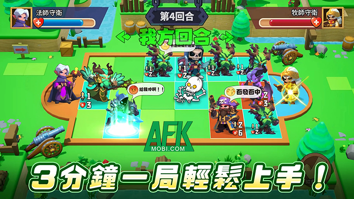 Magical War game chiến thuật sử dụng thẻ bài với phong cách đồ họa hoạt hình fantasy 1