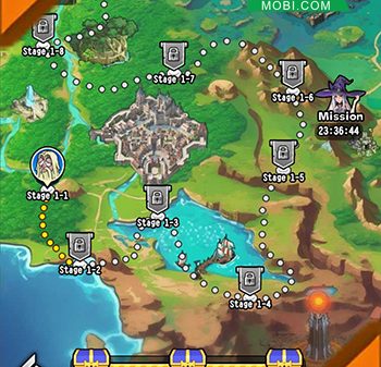 Magicians Fortress game phòng thủ đơn giản lấy chủ đề fantasy phương Tây afkmobi magiciansfortress 1jpg