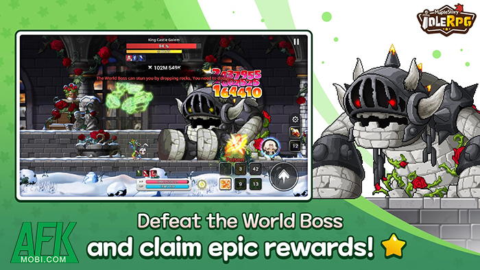 MapleStory: Idle RPG game nhập vai nhàn rỗi mang chất Nấm Lùn Phiêu Lưu cổ điển 3