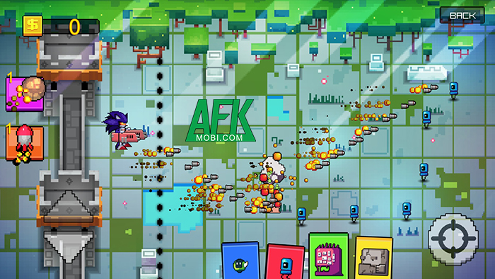 Điều khiển người máy Sonic phòng thủ trước bọn quái vật trong Mecha: Monster Destroyer 1