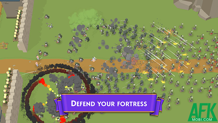Phát triển đồng thời bảo vệ lãnh địa trong game Medieval Defense & Conquest 2 0