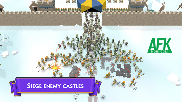 Phát triển đồng thời bảo vệ lãnh địa trong game Medieval Defense & Conquest 2 2