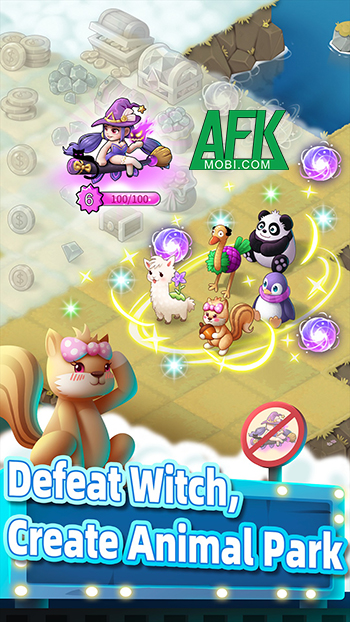 Bắt đầu công cuộc giải cứu những người bạn động vật trong game Merge Animals 1