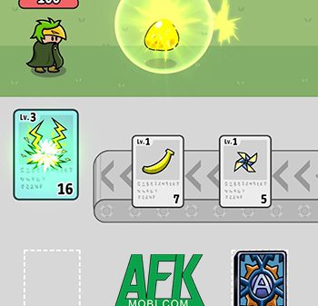 Xây dựng bộ bài ma thuật để đánh bại những con quái vật trong Merge & Auto Battle afkmobi mergeautobattle 1jpg