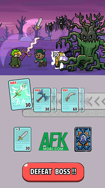 Xây dựng bộ bài ma thuật để đánh bại những con quái vật trong Merge & Auto Battle 3