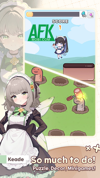 Điều hành quán cà phê cùng các cô nàng phục vụ hầu gái tại game Merge Maid Cafe - Isekai Story 3