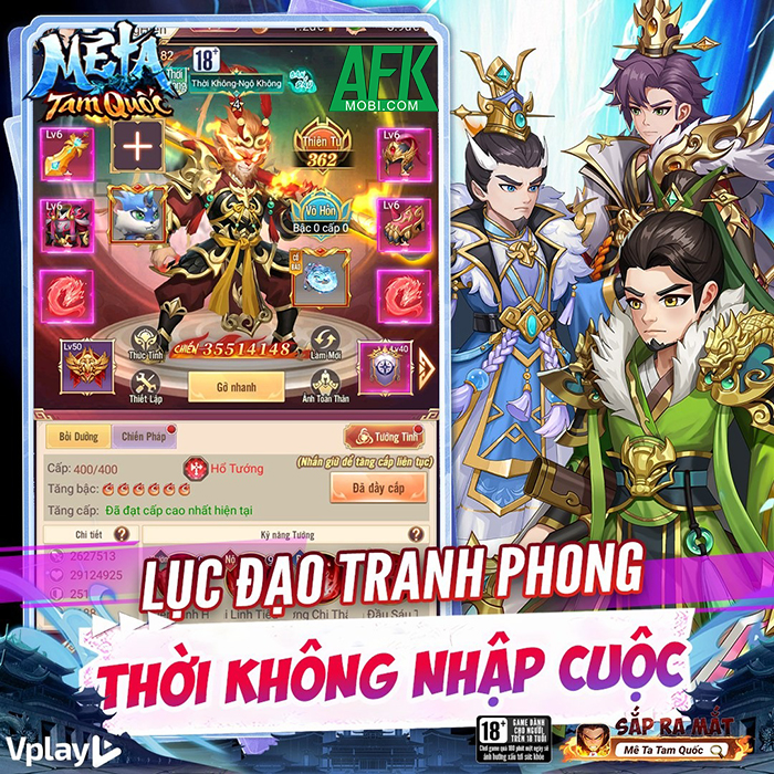Game chiến thuật đấu tướng Mê Ta Tam Quốc - Vplay cập bến thị trường Việt Nam 3 Game chiến thuật đấu tướng Mê Ta Tam Quốc - Vplay cập bến thị trường Việt Nam 3