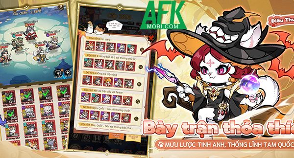 Miêu Đế Tam Quốc game thẻ tướng idle chủ đề Tam Quốc kết hợp mèo cập bến Việt Nam 29 Miêu Đế Tam Quốc game thẻ tướng idle chủ đề Tam Quốc kết hợp mèo cập bến Việt Nam afkmobi mieudetamquoc 1jpg