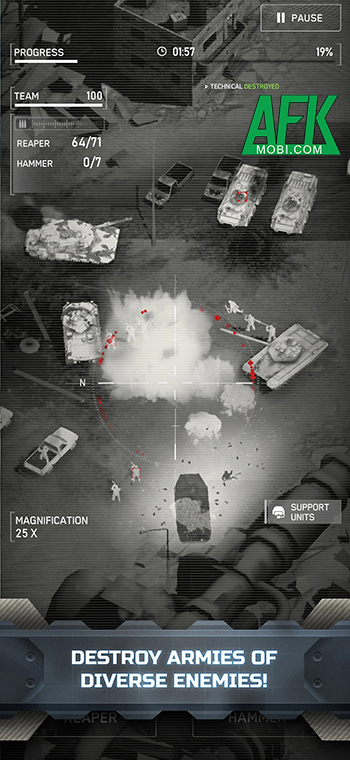 Modern Gunships: AC130 WarGame đưa bạn thực hiện những nhiệm vụ không kích 0