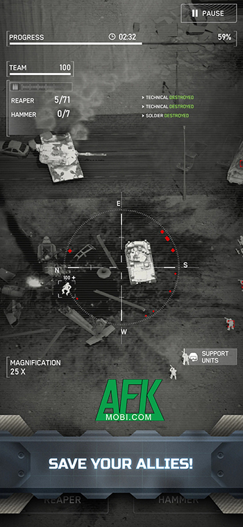 Modern Gunships: AC130 WarGame đưa bạn thực hiện những nhiệm vụ không kích 4