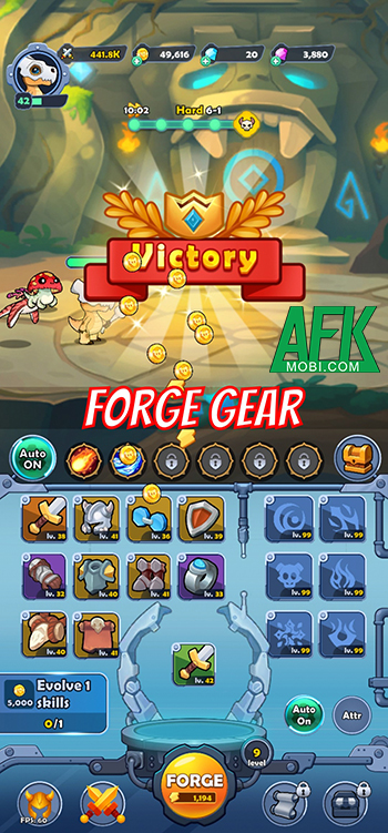 Monster Idle: AFK RPG mời game thủ bắt đầu cuộc hành trình phát triển con Cubone của mình 1