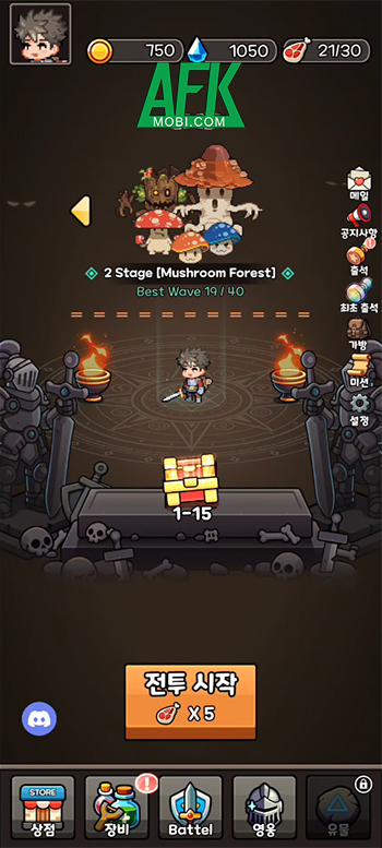 Phòng thủ trước bọn quái vật cùng anh hùng của bạn tại game Monster Out Of Line: Defence 0