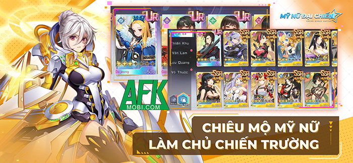 Mỹ Nữ Đại Chiến game anime đấu tướng với các nữ anh hùng xinh đẹp cập bến Việt Nam 1